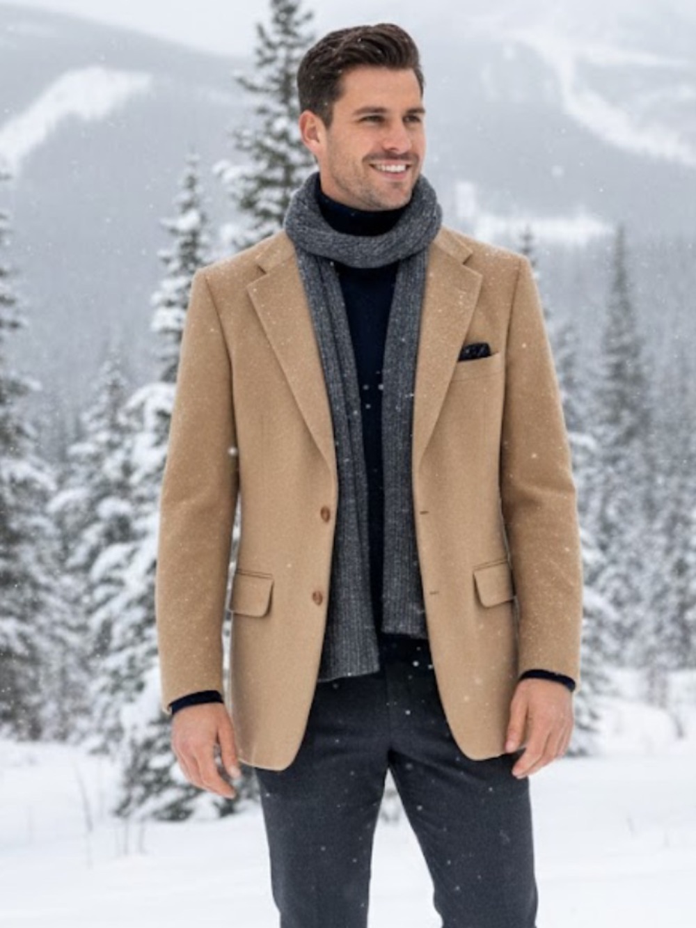 Burberrys’ men’s blazer coat 100% camel hair Barneys New York Burberry